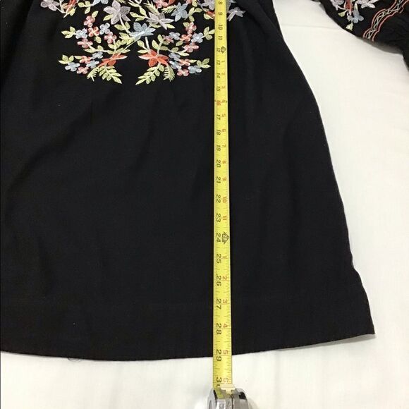 Free People Printed Strapless Mini Dress Fleur Du Jour Off Shoulder Embroidered - Picture 14 of 14